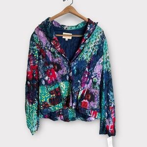 Alberto Makali Women’s Colorful Art Front Two Button Blazer Jacket‎ Size 10